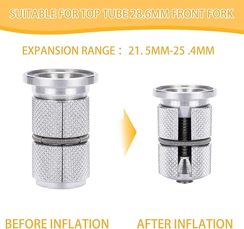 Miniatura 10 de BUCKLOS 1 18 inch AluminumCarbon Fiber Bicycle Headset Top Cap, Star Nut Plug Bolt Stem Expanding Nut Bolt.