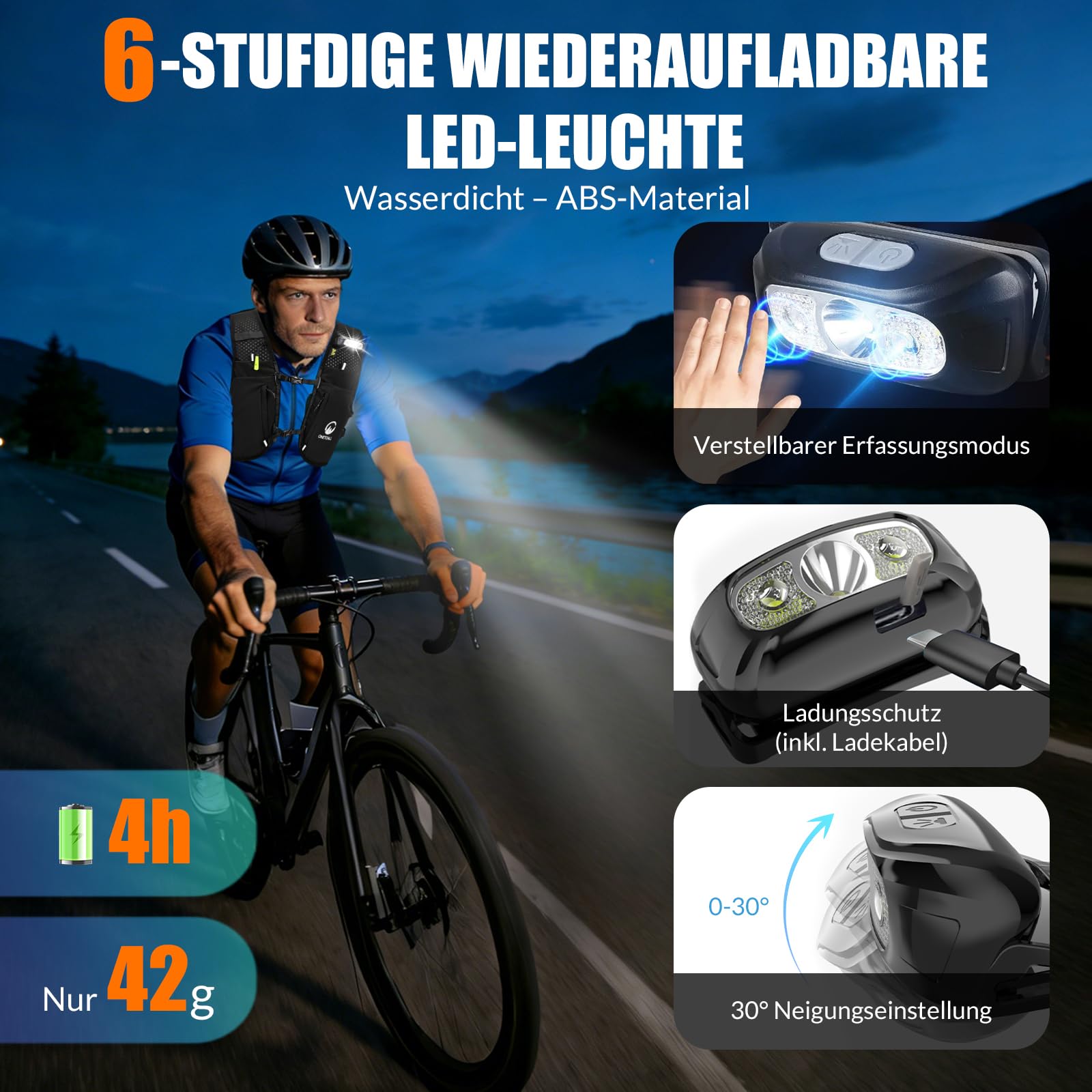 Laufweste Damen mit 2 Faltbare Trinkflasche 500ml, Trinkweste Laufen Herren, Running Vest Laufrucksack Trinkrucksack Reflektierend zum Marathon Trailrunning Jogging Radfahren