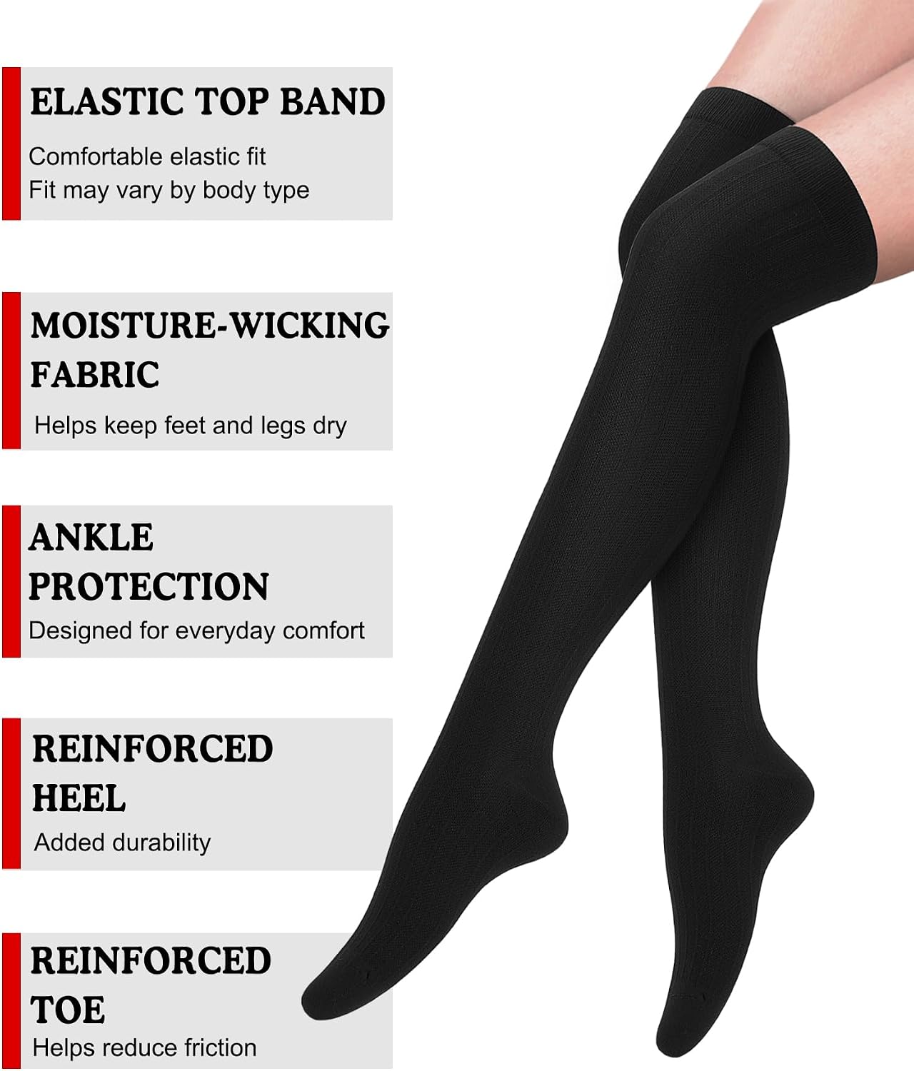 Aoliks Compression Socks for Women & Men 4 Pairs, Best Support for Nurses Running Travel