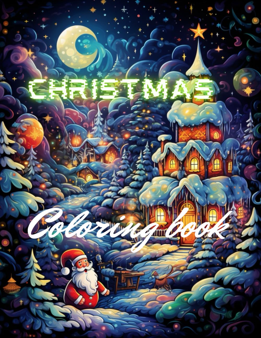 Christmas: Coloring book for adults 300 pages
