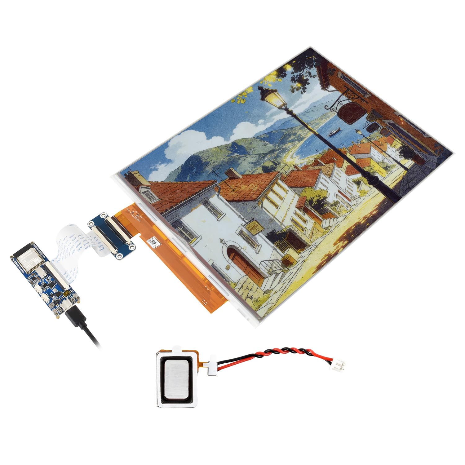 Waveshare 13.3inch Full Color E-Paper Display with ESP32-S3 E-Paper Driver Board, Adopts E Ink Spectra 6 (E6) Technology, Onboard Audio Codec Chip, WiFi & Bluetooth Support