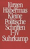Kleine politische Schriften I/ IV (Kt)