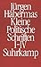Kleine politische Schriften I/ IV (Kt)