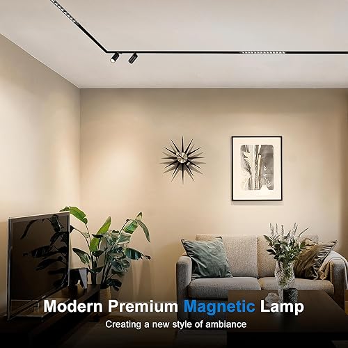 Miniatura 3 de SCON XTB106-24SD - Cabezal de lámpara LED magnético de 24 V para empotradotechosistema de iluminación de pista colgante, foco lineal de pared de