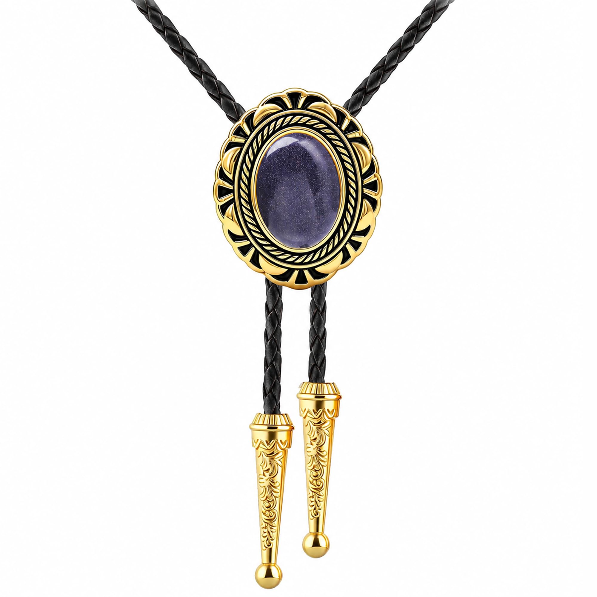 GelConnie Bolo Tie for Men Women Vintage Western Cowboy Necktie Adjustable