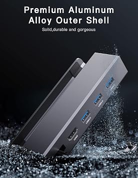 Benazcap 7-in-1 Docking Station for Steam Deck OLED 2023/Steam Deck 2021