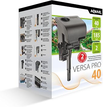 فلتر الطاقة Aquael Versa Pro 40 - فلتر معلق في الخلف لأحواض السمك