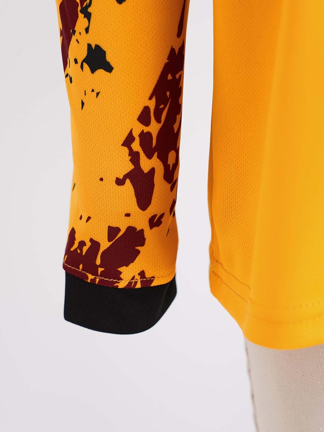 Freebily Kids Boys Girls Camouflage Printed Football Goalkeeper Tops Long Sleeve Padded Protective