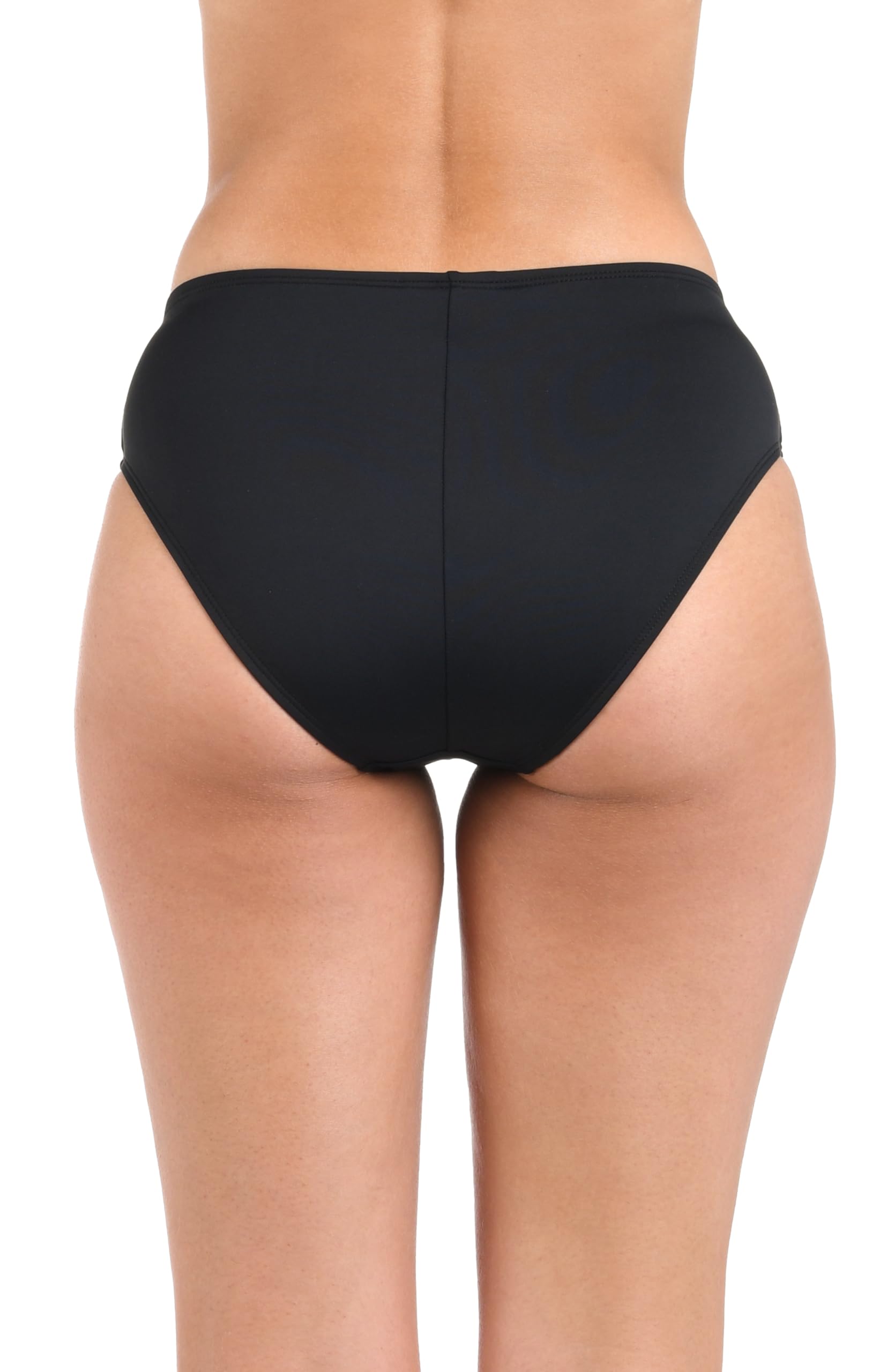 La Blanca Damskie spodnie z wyspą bogini z paskiem średni stan bikini strój kąpielowy dół