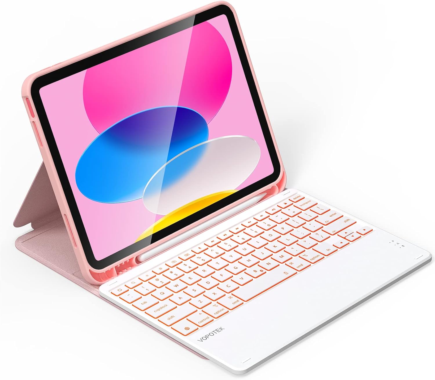 VOPOTEK iPad 10th Generation 2022 Keyboard Case, with
