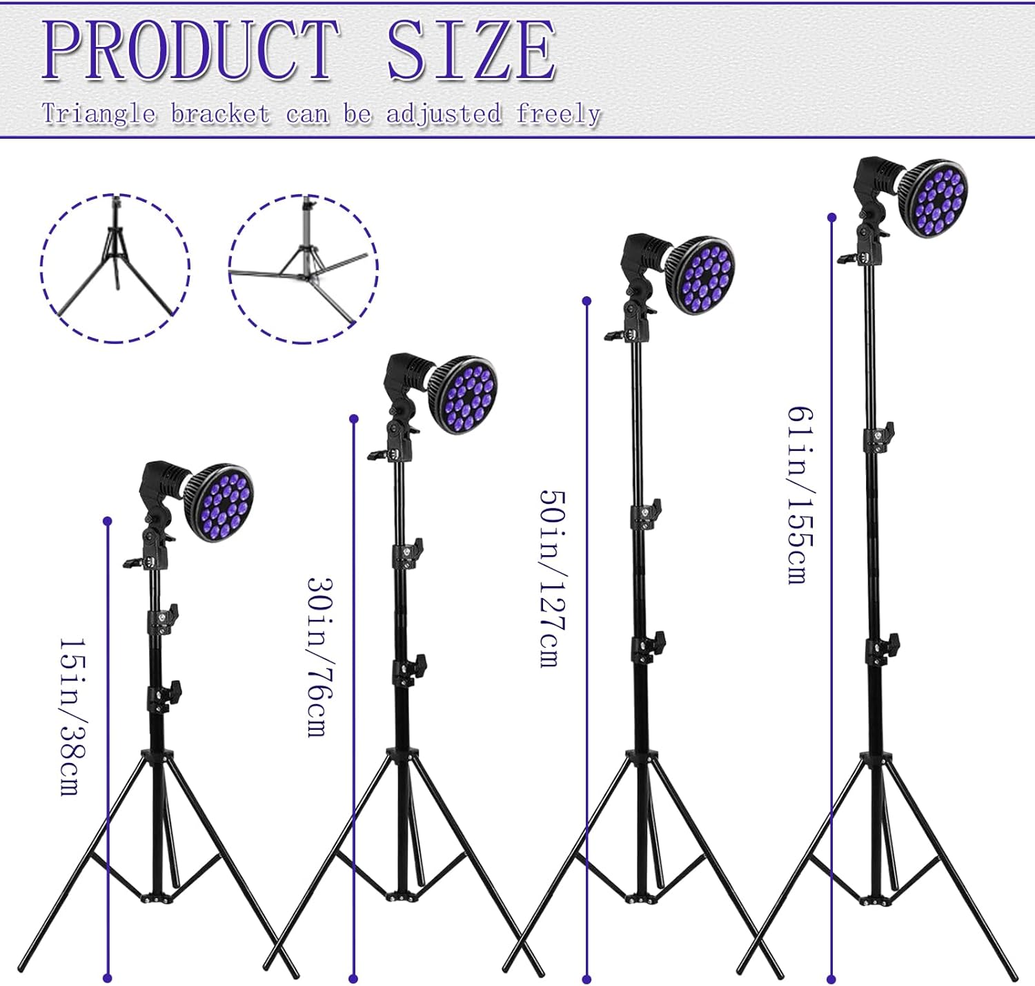 Tanning Lamp for Home Use with Adjustable Stand Purple Light for Indoor