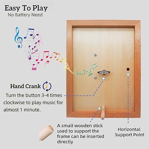 Miniatura 5 de Thougthings You Are My Sunshine - Caja de música, marco de fotos de mesa, regalos para mamá, esposa, niñas en el día de la madre, día de San