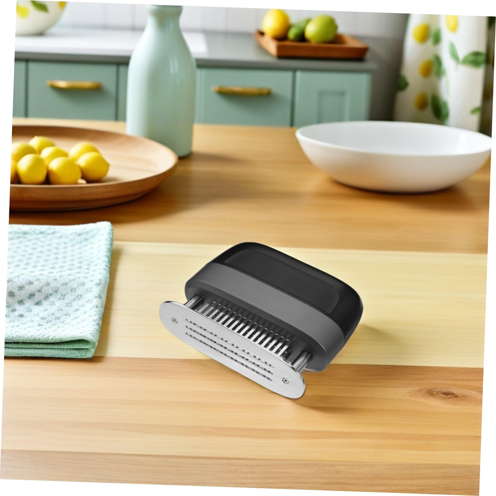 Mipcase Ablandadores de Carne Agujas Ultra Afiladas Herramienta para Ablandar Carne de Res Pavo y Pescado para Cocina y Preparación de Filetes Caseros Acero Inoxidable
