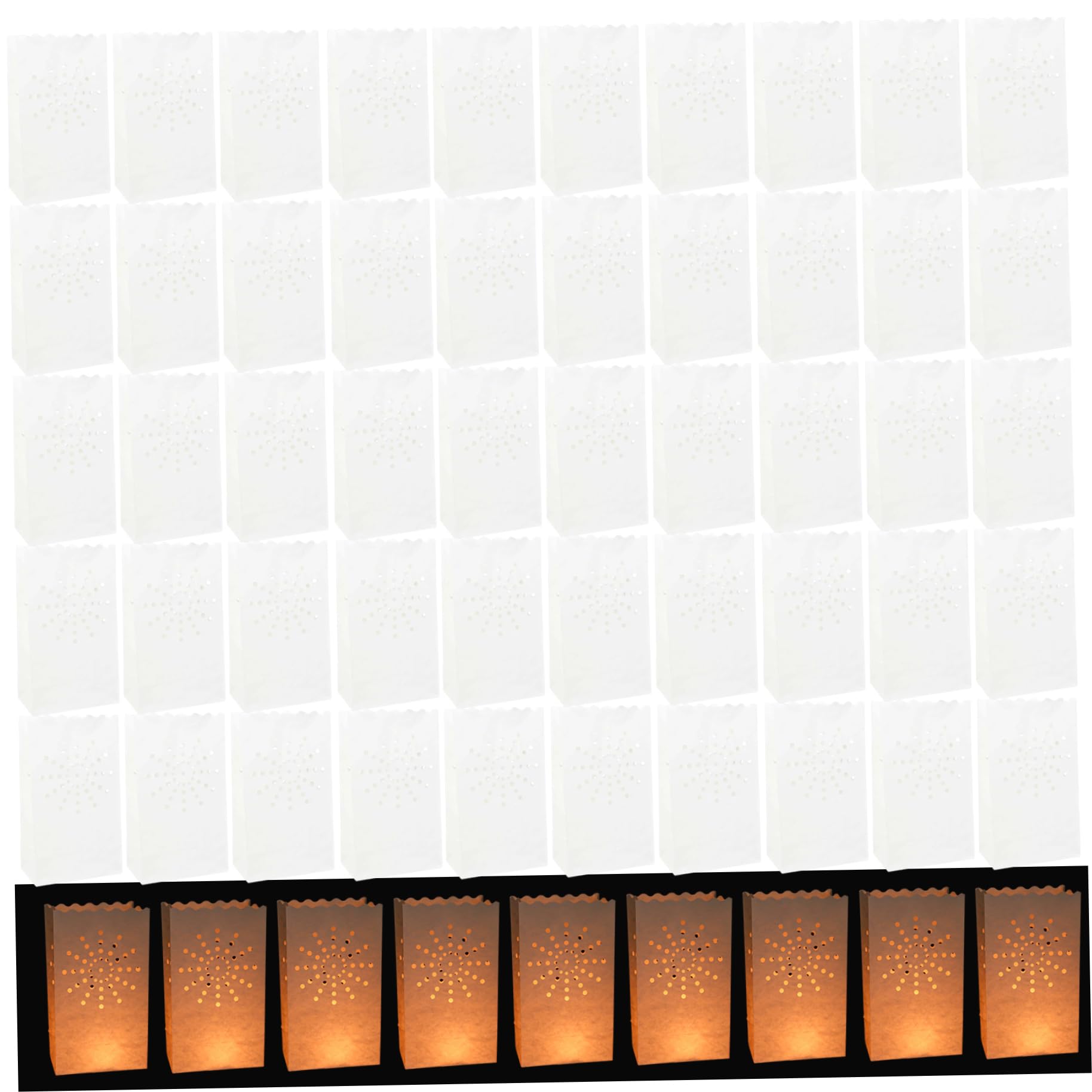 Sacs de luminaires pour bougies : sécurisez vos illuminations de jardin