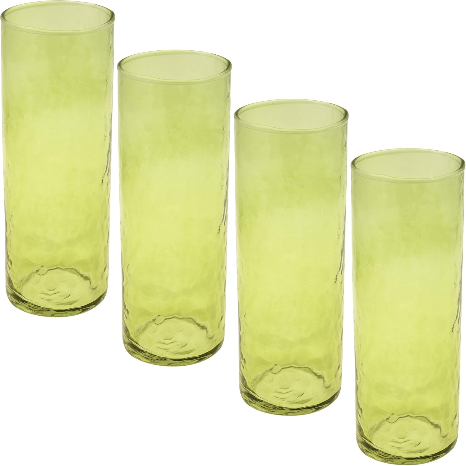 Set de 4 Vasos Altos Karma Catalina Celery, 12 onzas