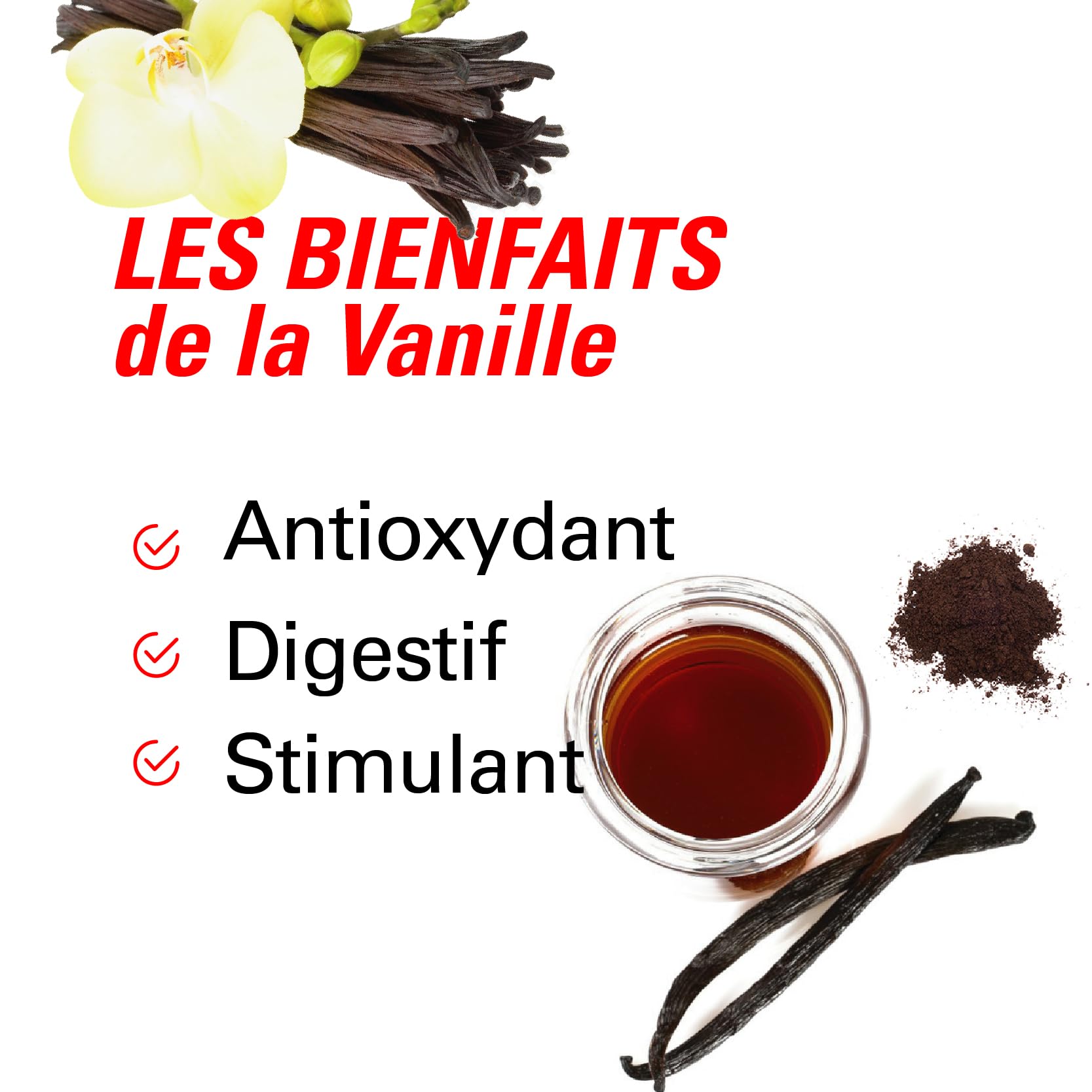 Ilanga Nature Extracto de vainilla Bourbon 1L, sin semillas (200 g/L), extracto natural de vainilla de Madagascar, ideal para repostería, postres, helados, café y bebidas