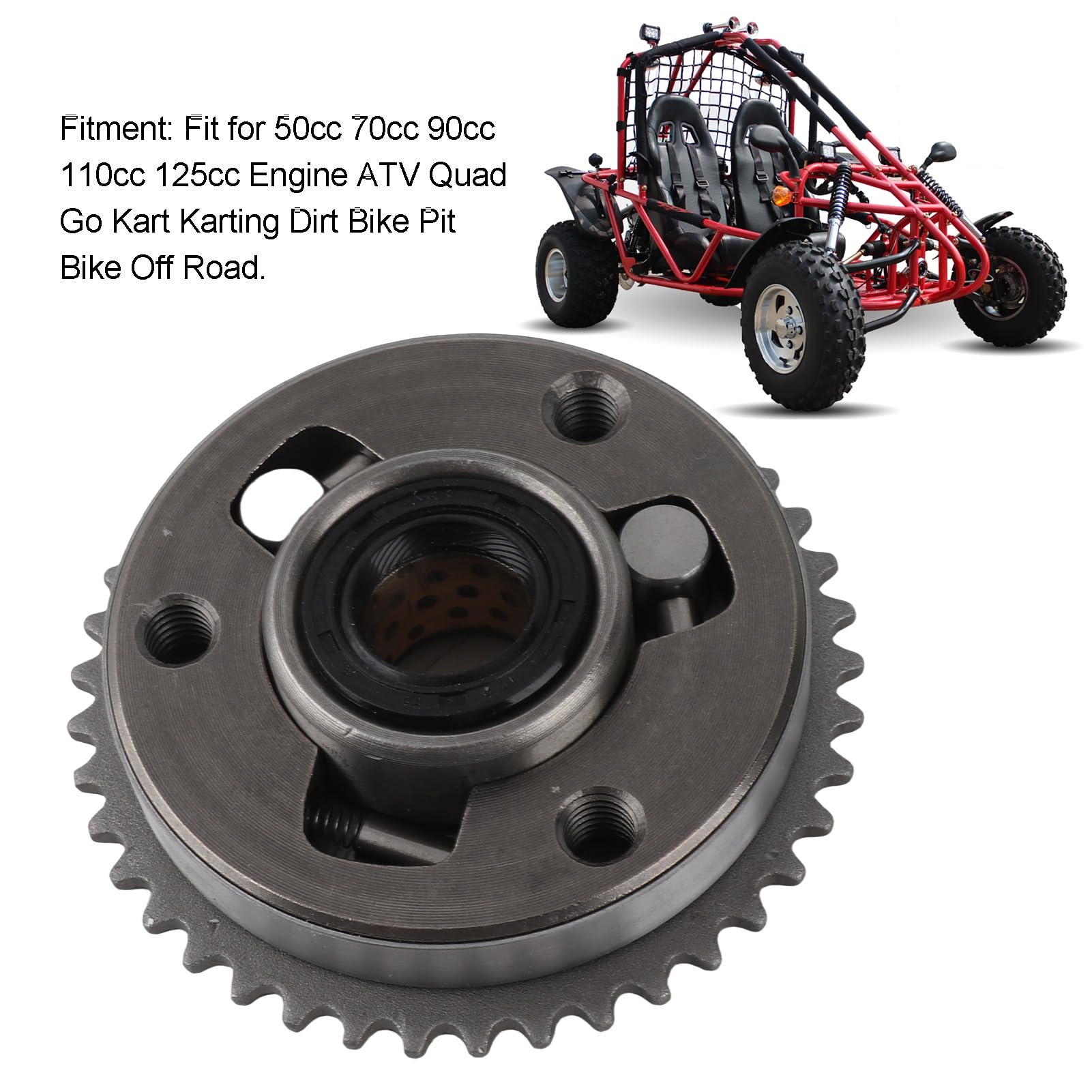 Gruppo Frizione Avviamento 41T Per ATV E Go-kart – In Lega, Sostituzione Per Motori Quad E Dirt Bike Off-Road