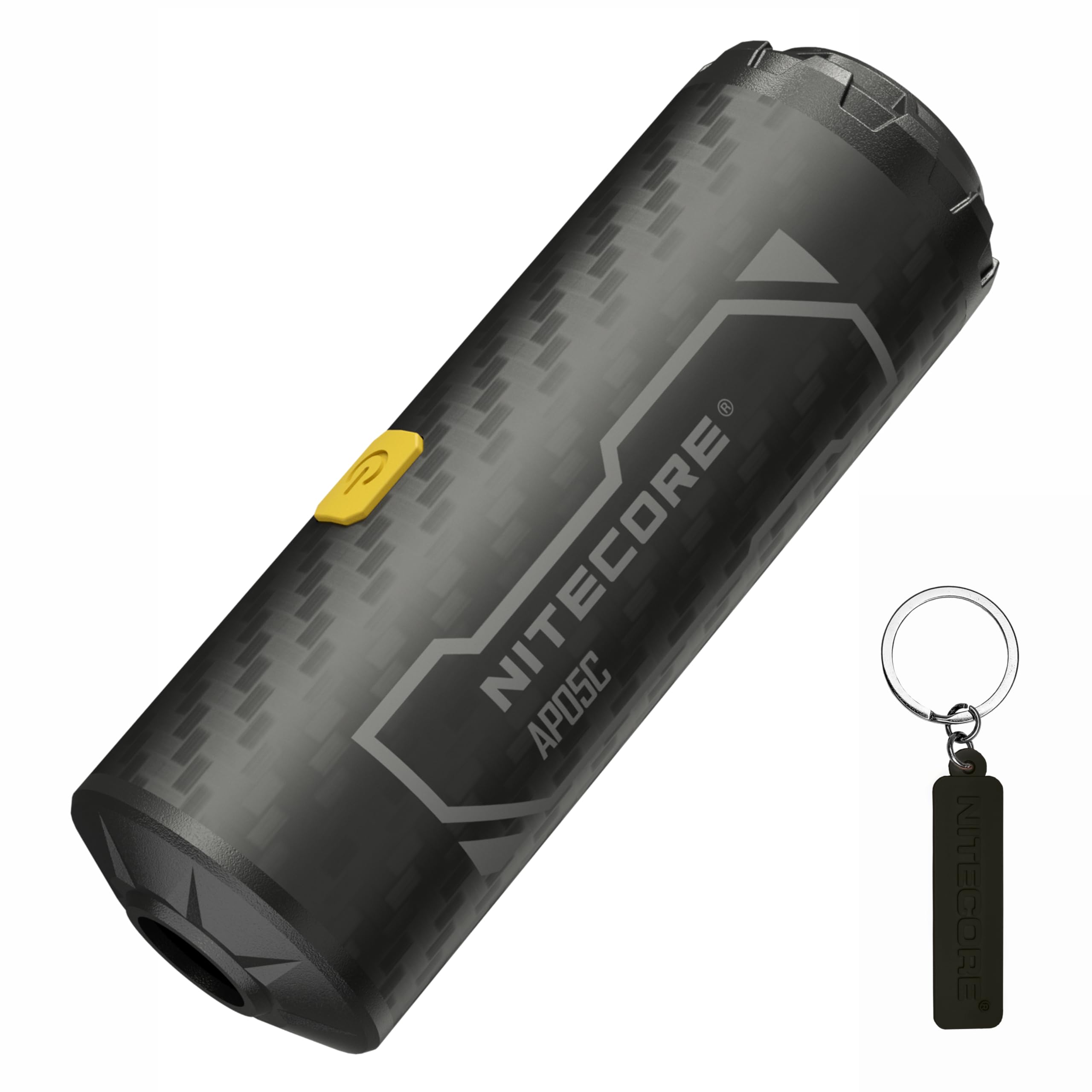 Nitecore AP05C Pompa d'Aria Ultra Leggera in Fibra di Carbonio con Nitecore Tag