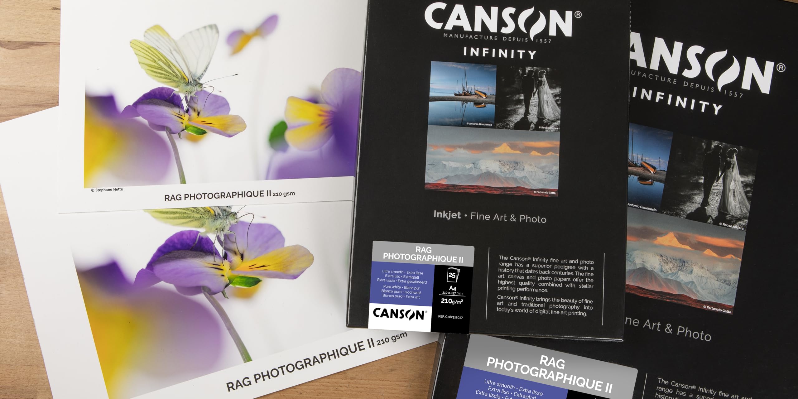 Canson Infinity Rag Photographique II 210gsm A3-29,7x42cm 25 Hojas