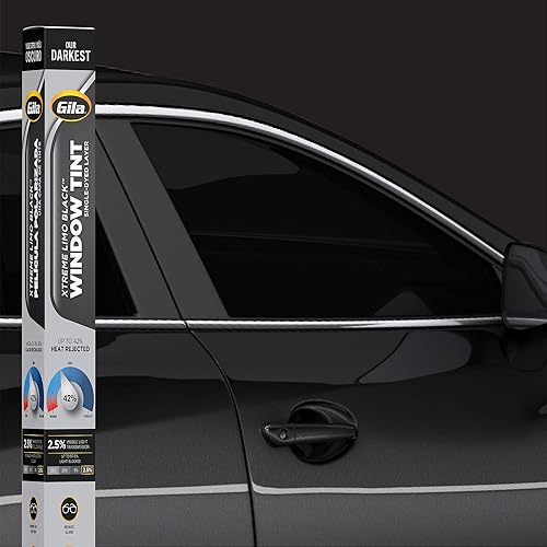Gila Xtreme Limo - Tinte automotriz para polarizado de ventana 2.5% VLT, control de deslumbramiento, bloqueo UV, 24 x 78 pulgadas (2 x 6.5 pies)