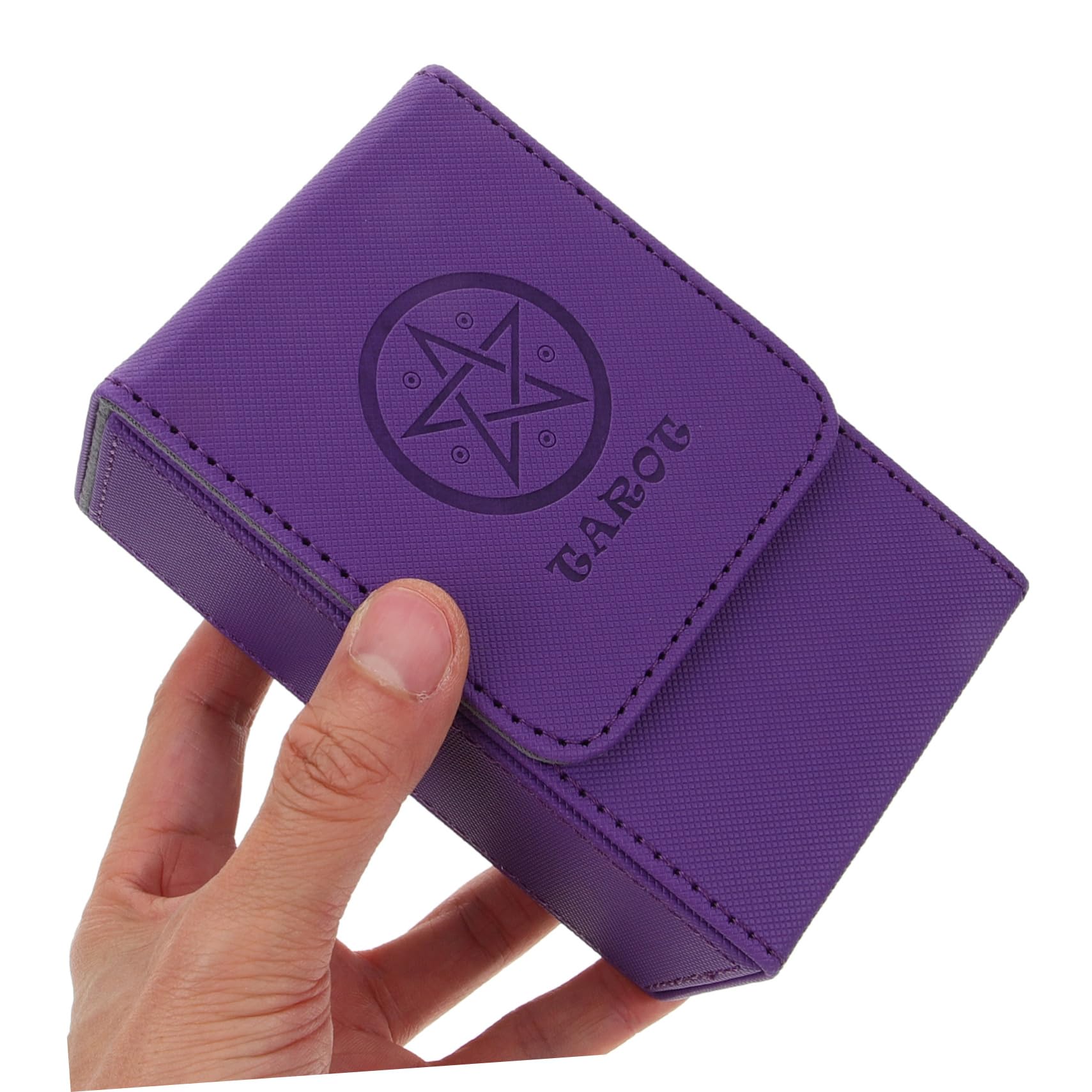 Custodia per Carte Tarocchi Portatile con Coperchio Magnetico in Pu