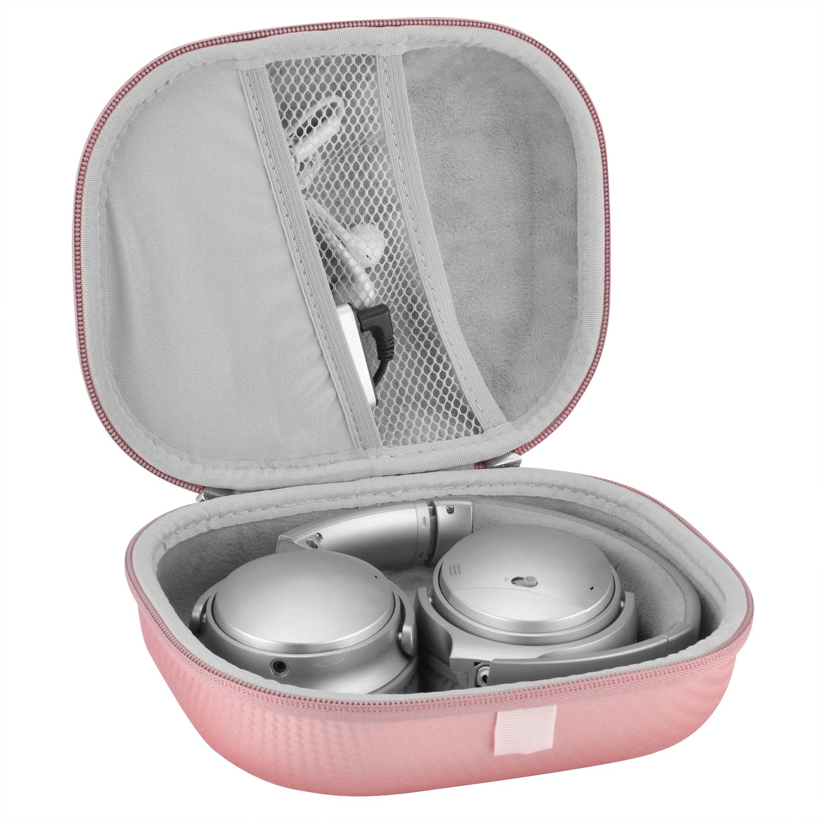Custodia Protettiva Per Cuffie Da Viaggio - Compatibile Con JBL, Bose, Sennheiser E Altre Marche, Rosa