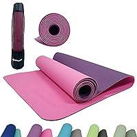 Schildkröt Fitness Tappetino Yoga 4 mm Bi-color, Viola/Rosa