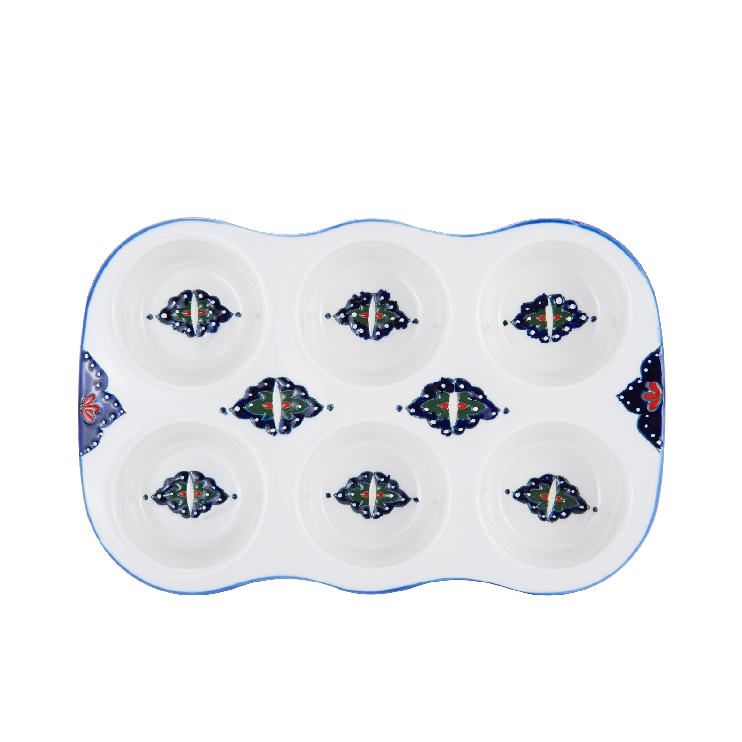 Pfaltzgraff Starburst Ceramic Muffin Tray