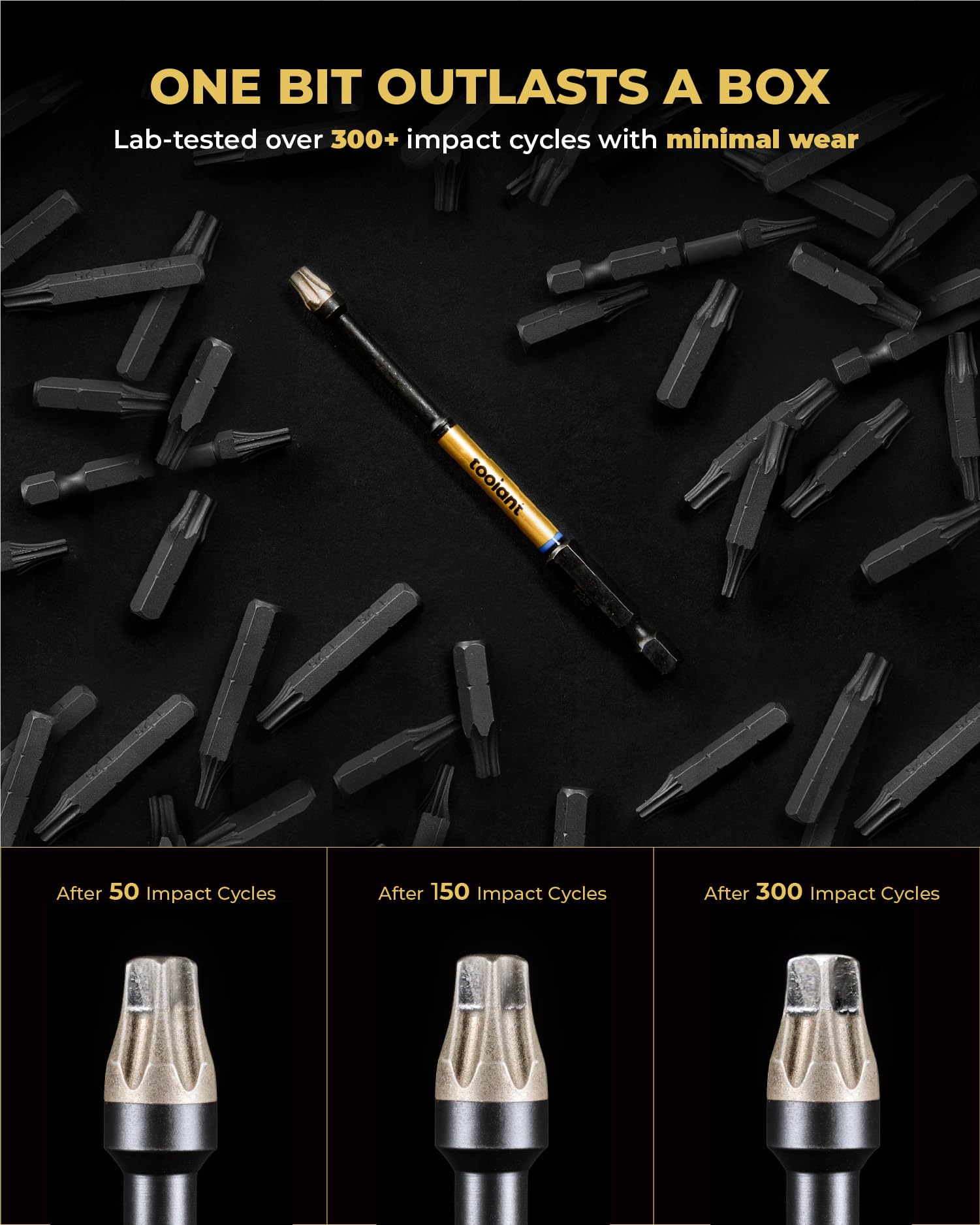 Toolant Torx Bits: Impact Resistant & Durable -5 Toolant Torx Bits: Impact Resistant & Durable -5