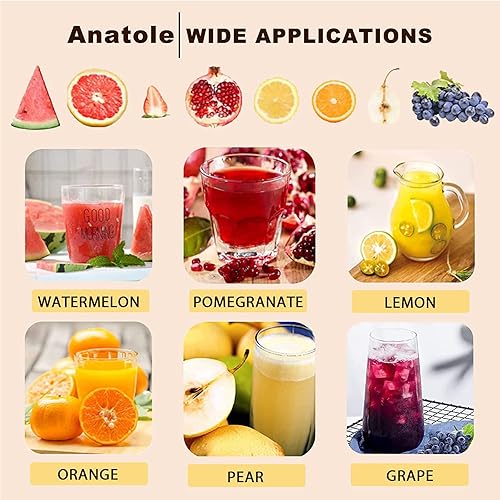 Miniatura 8 de Exprimidor profesional de cítricos, exprimidor de naranjas de acero inoxidable, extractor de jugo manual de prensa manual resistente comercial de