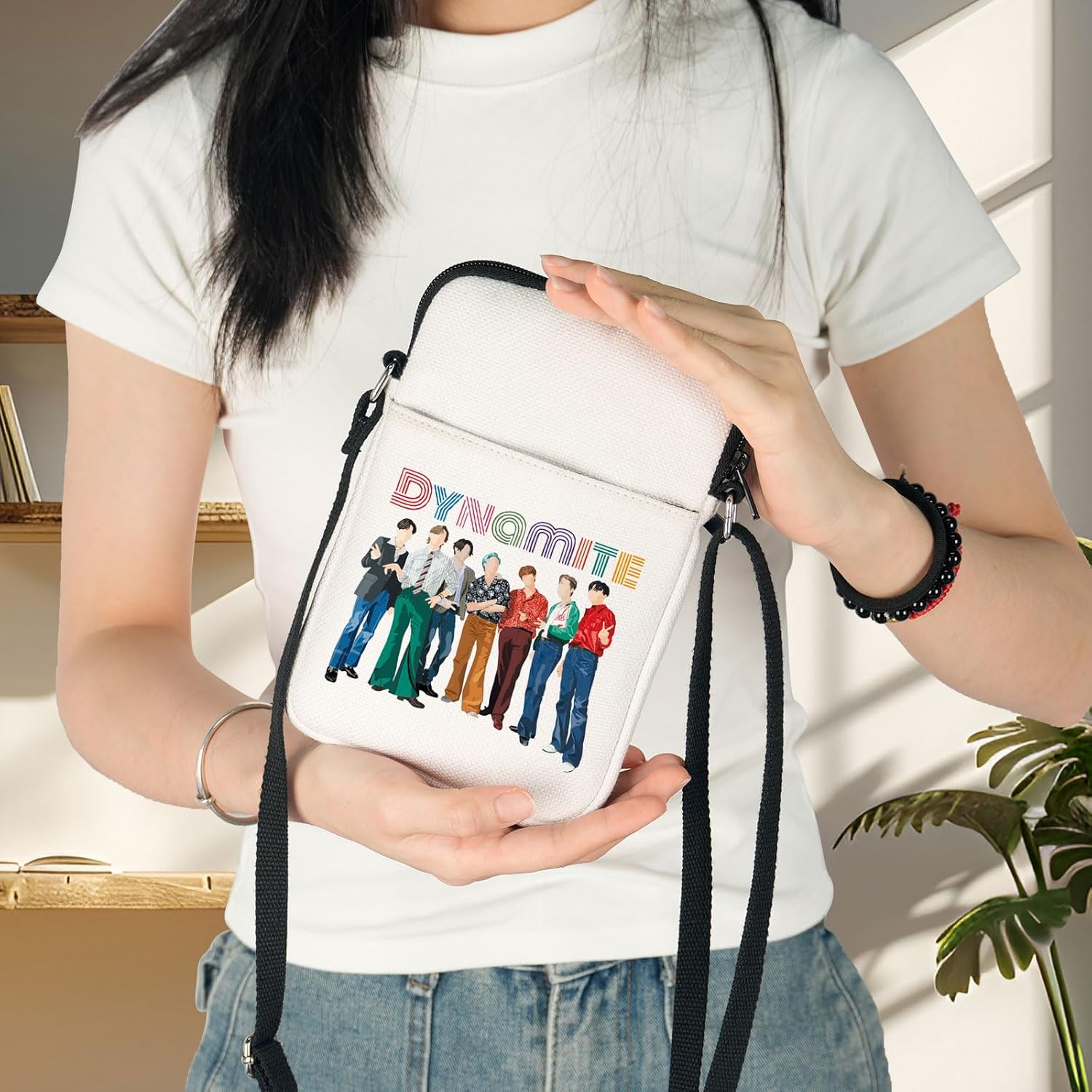 BWWKTOP Group Army Crossbody Bag Song Lyrics Inspired Gift Korean Music Group Shoulder Bag - Image 7