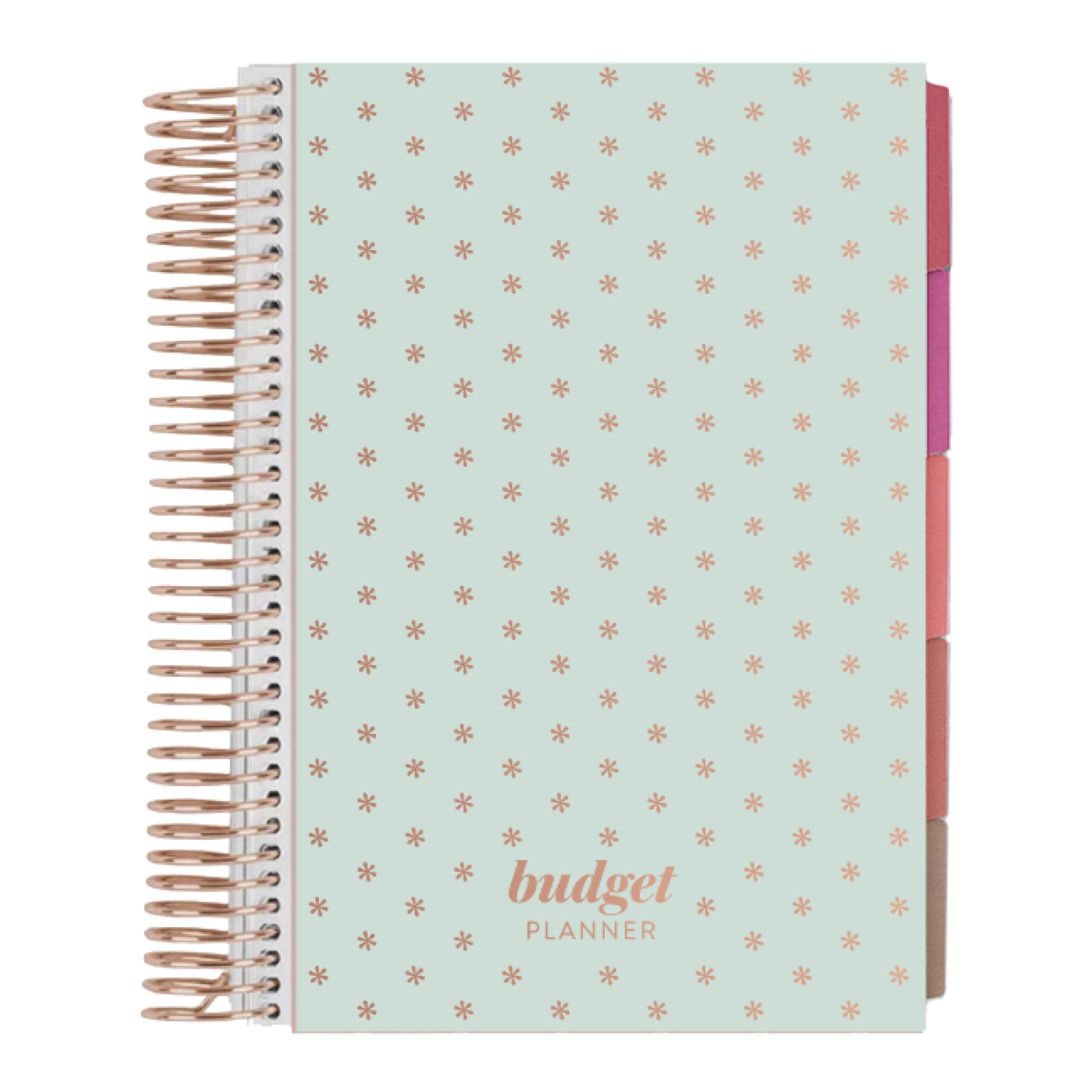 Erin Condren Asterisks A5 Budget Planner, Undated Budget Book So You Can Start Budgeting Anytime, Easy-to-Follow Budgeting Guide with Trackers to Help You Stay on Budget and Reach Your Financial Goals