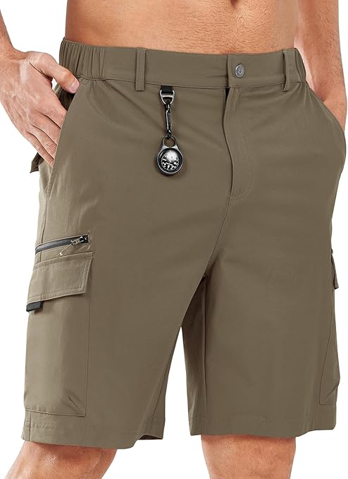 NORTHYARD Men's Casual Cargo Shorts Lightweight 9" Hiking Golf Work Quick Dry Camping Outdoor Travel Fishing with 7 Pockets