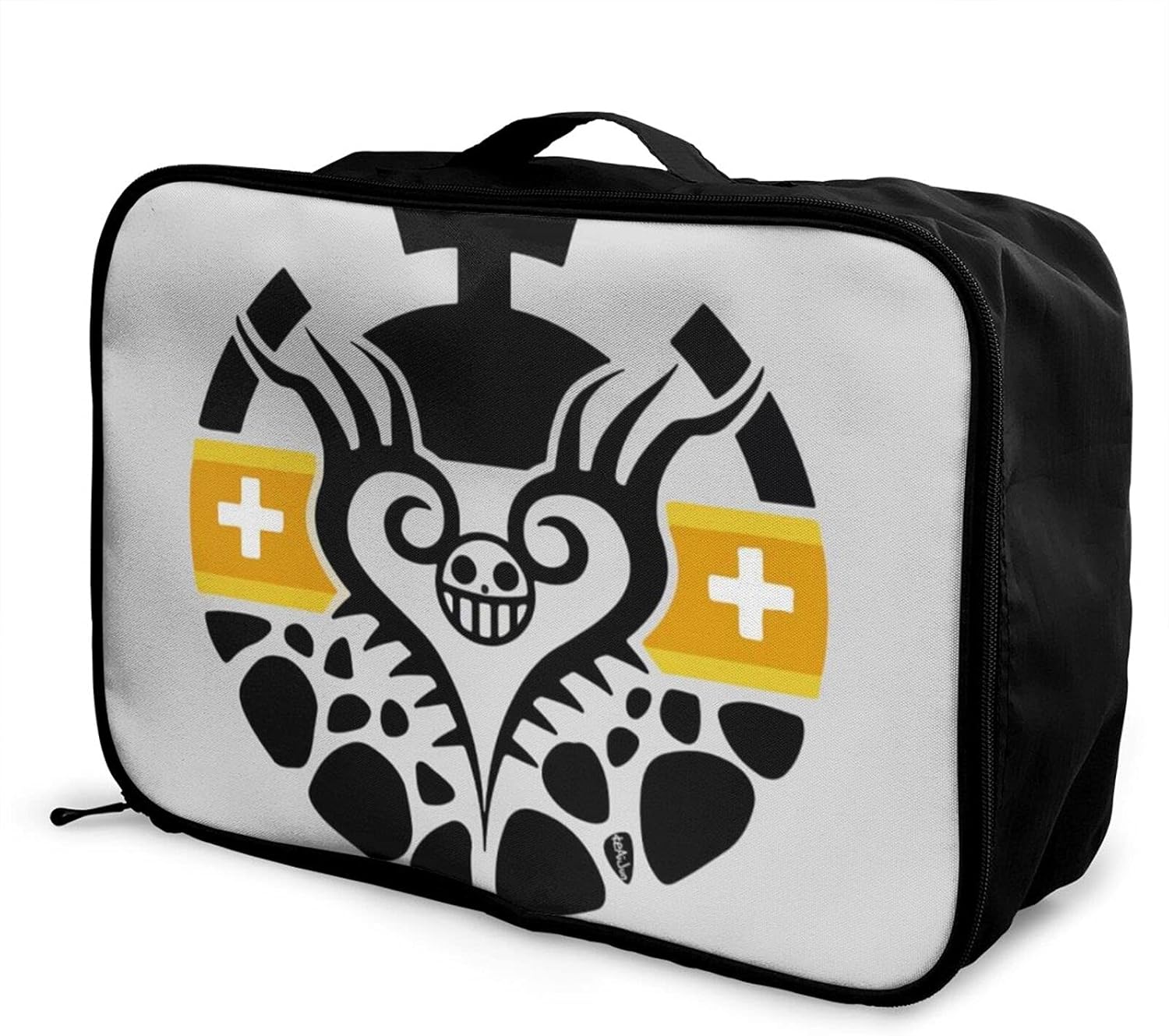 One Piece ワンピース ロー 折りたたみ トラベルバッグ 16l 機内持込可 旅行バッグ の持ち手に通せる 手のひらサイズの スーツケース固定可 スーツケース ボストンバッグ 返品交換不可 大容量