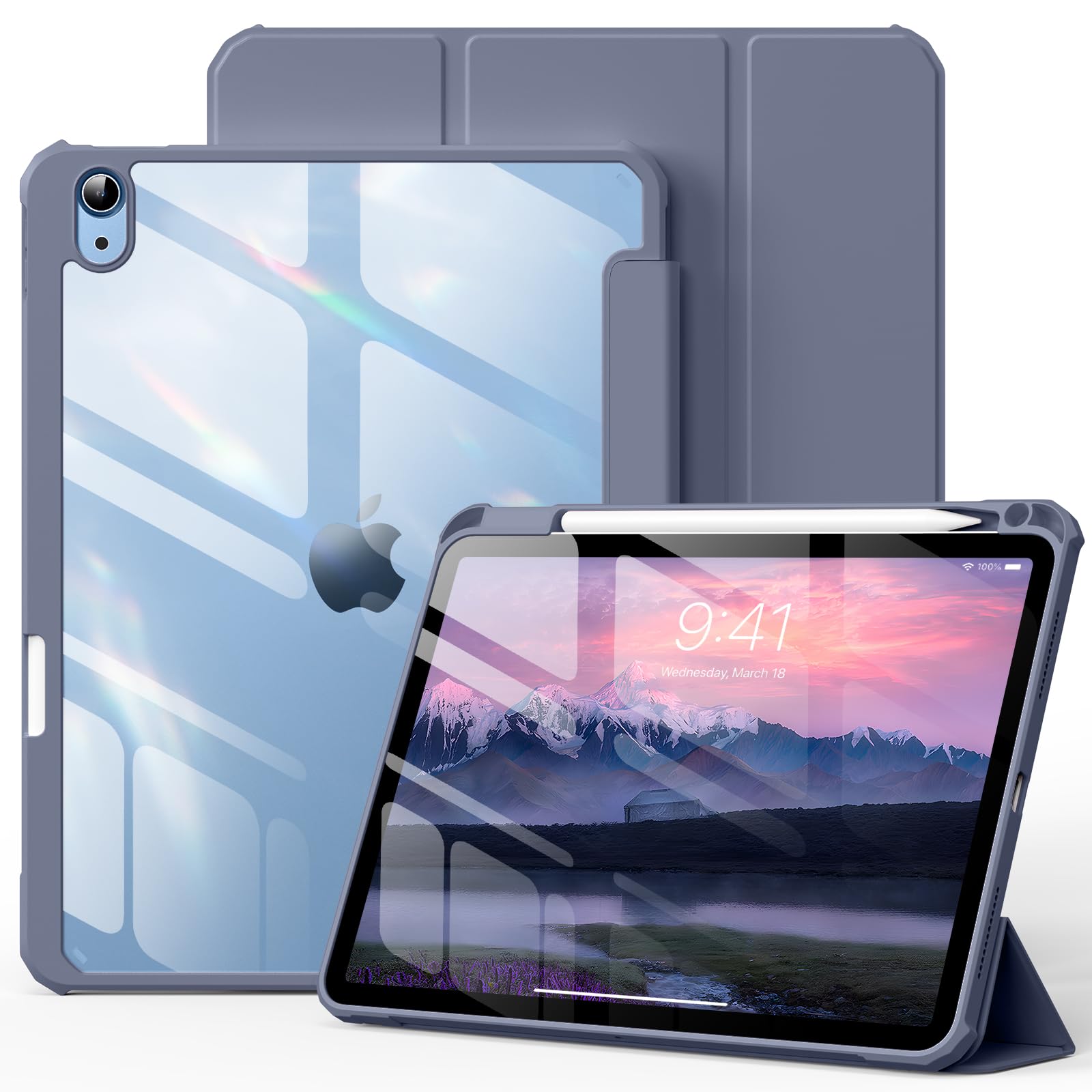 ZOYU IPad Air Hülle Mit Stifthalter - Perfekter Schutz Für Dein IPad Air 11 Zoll 2024 & 10,9 Zoll Modelle