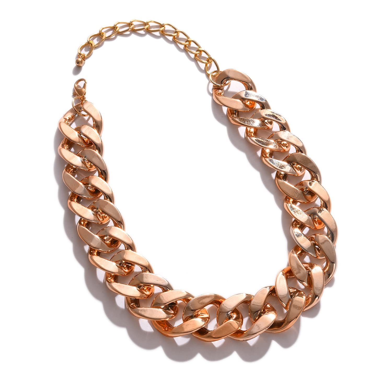 SOHI Rose gold Plated Chain Necklace for Women and Girls, chain for women, Necklace with Chain detailing for women, Statement jewellery, layered necklace for women, fashion, ladies (B0B1D6PGZF) Amazon Price History, Amazon Price Tracker