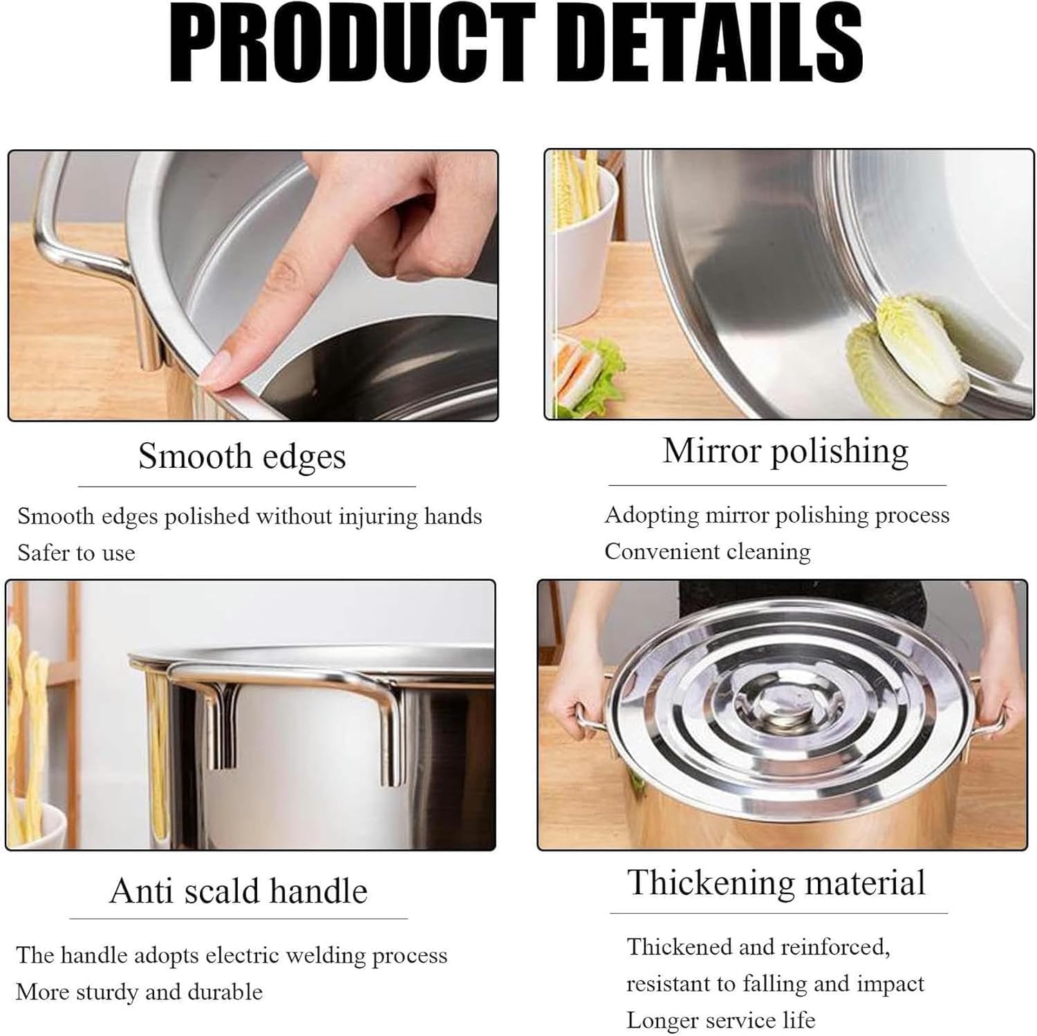Pasta Pots Stainless Steel Noodle Cooking Pot,noodle Cooker,stainless Steel Noodle Cooking,soup Pot And Noodle Pot Multi-purpose,steamer Set With Basket,with Lid,induction Compatible, 3hole