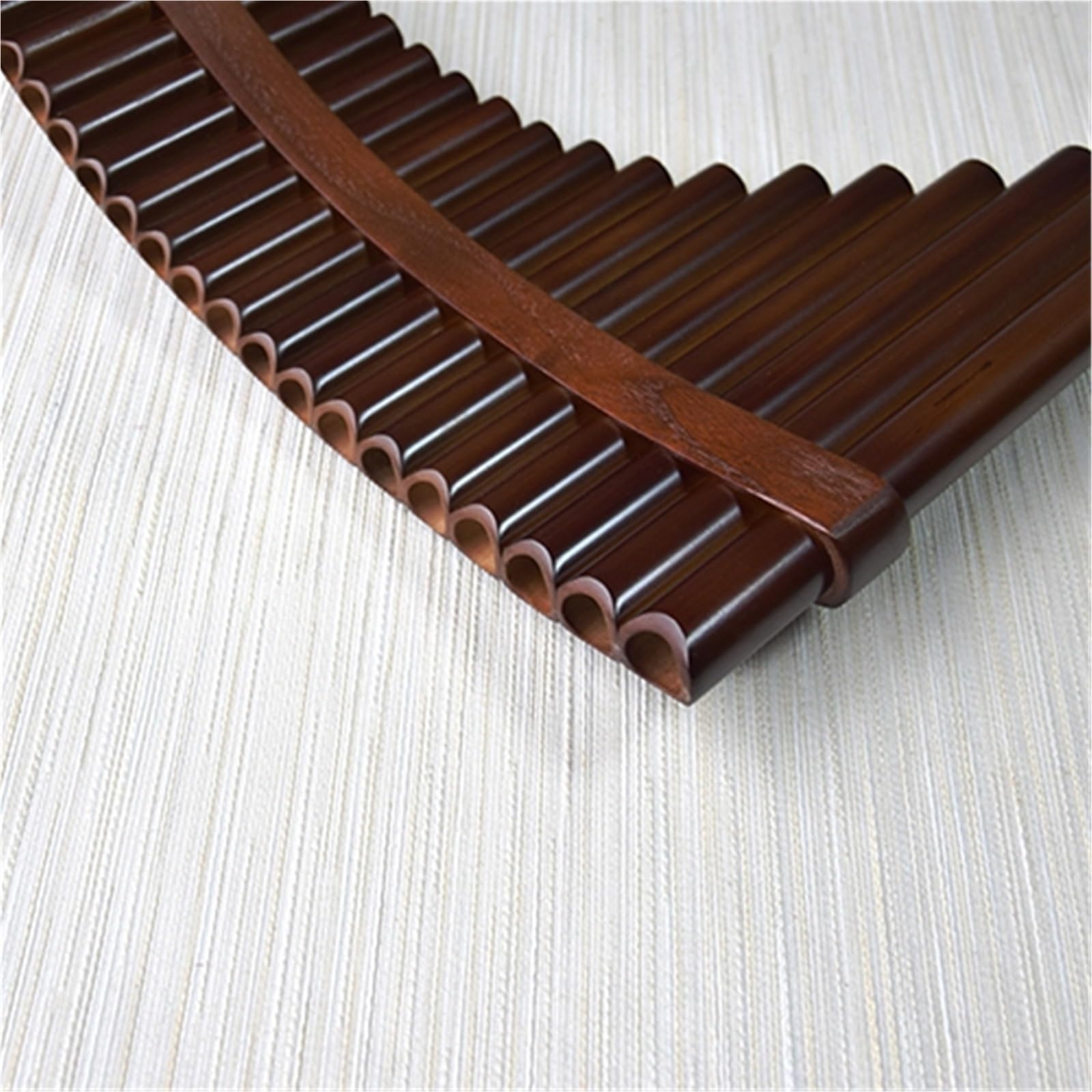 Flûte De Pan Bandes Et Cerceaux En Bois Instrument De Flûte De Pan 25 Tubes Réglage G Réglage C Performance Professionnelle(C,R)