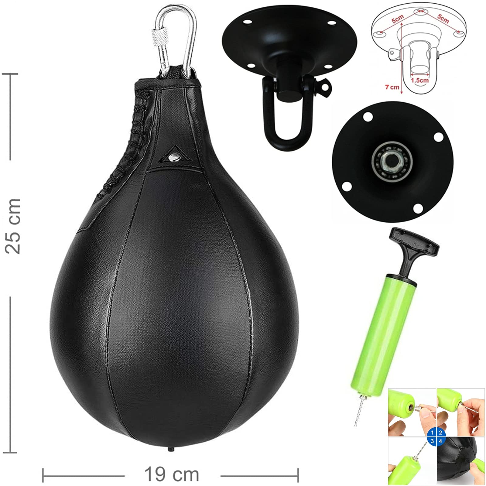 pera veloce speed ball alta qualità in pelle sintetica