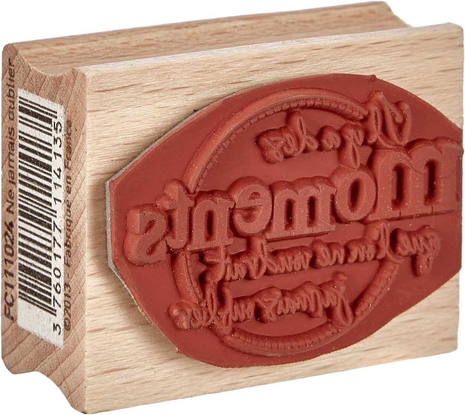 Florilèges Design FD310090 Tampon Scrapbooking Trois Panneaux Beige 7 x 4 x 2,5 cm
