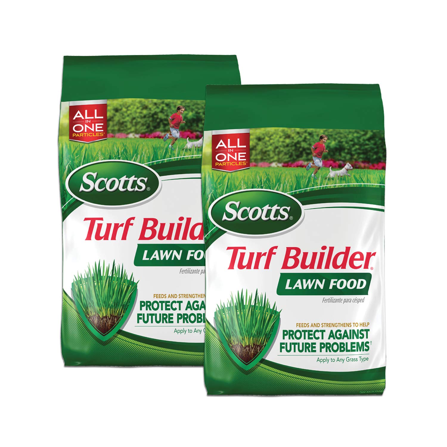 Scotts Turf Builder Lawn Food fertilizer bag