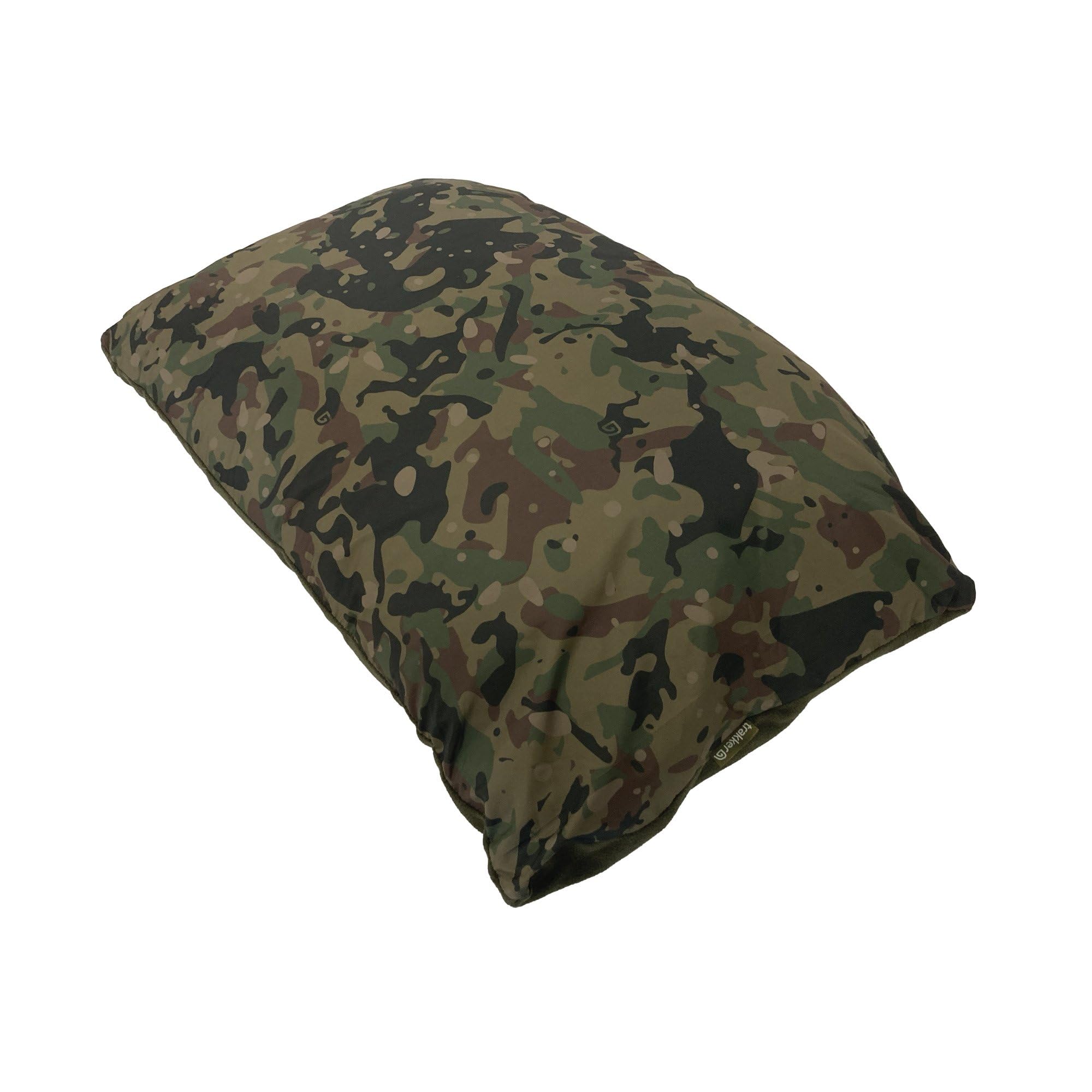 Trakker Large Camo Pillow | Dual Sided Soft Polyester and Polar Fleece | Bespoke Camo Pattern | Removable Washable Cover | Code 209409