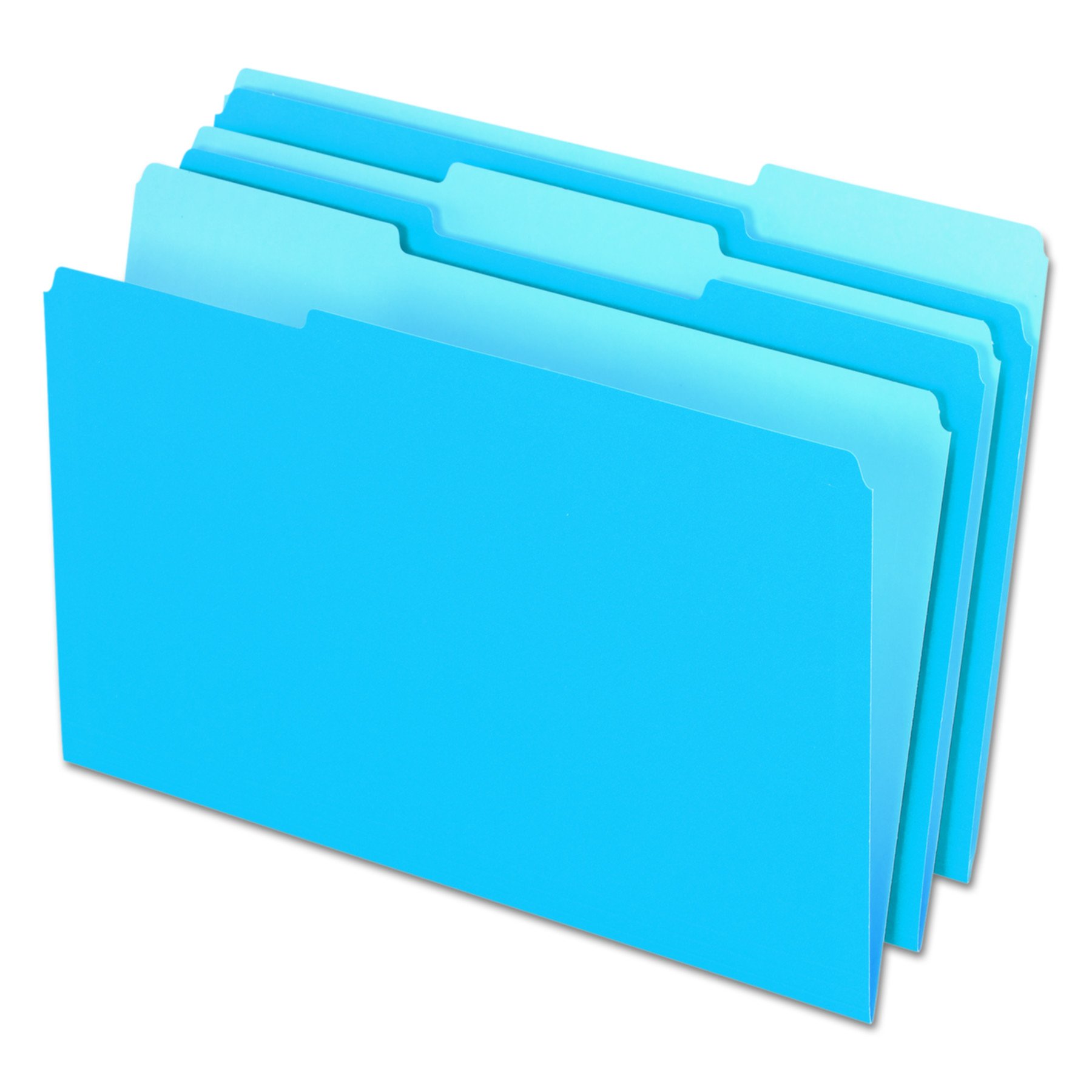 Amazon.com : Pendaflex 435013BLU Interior File Folders, 1/3 Cut Top Tab ...