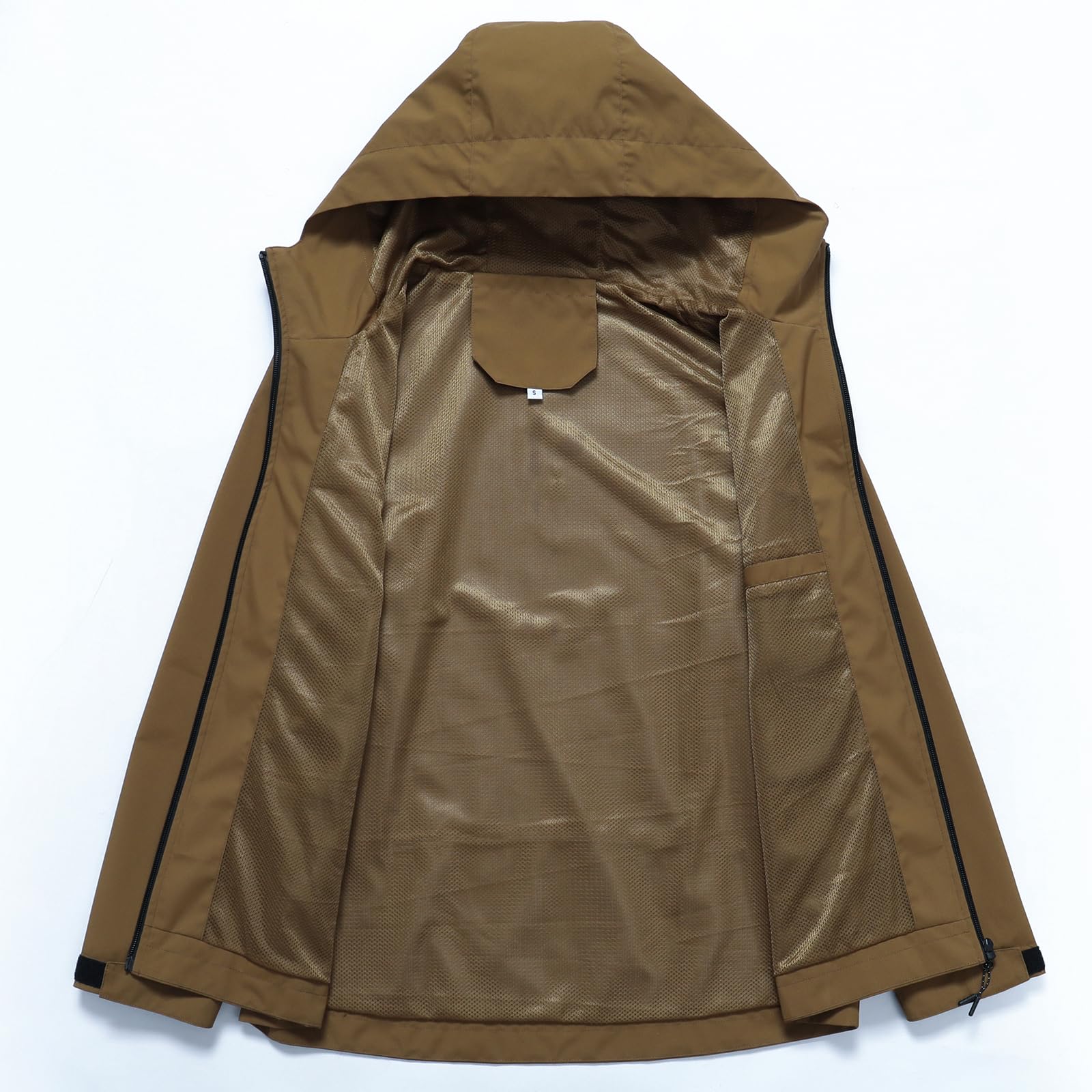 Veste à capuche légère et coupe-vent pour homme avec impression personnalisée