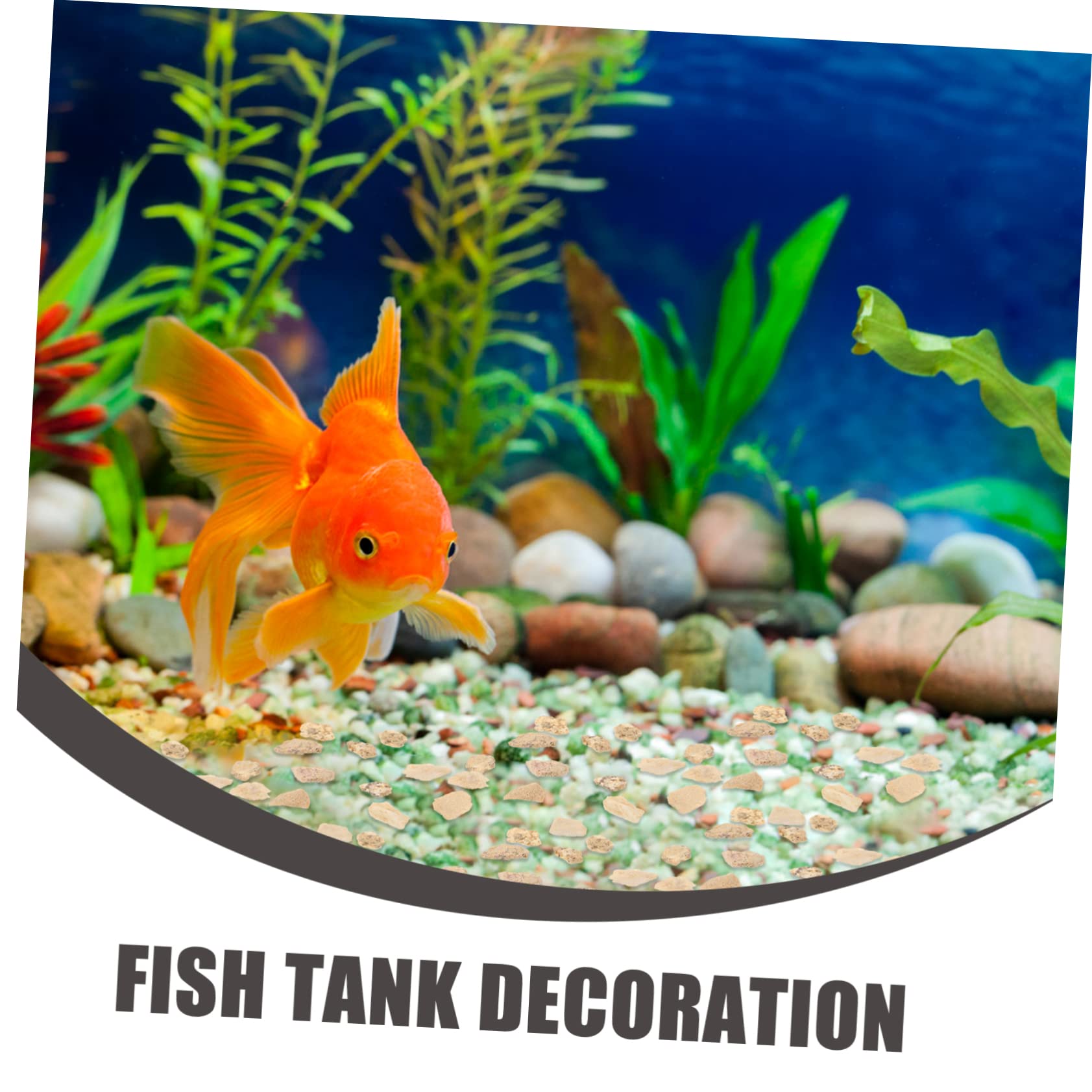 PRETYZOOM 60g Diorama Stone Material Kit Zen Garden Sand Landscape Rocks for Aquarium Flower Pot Stones