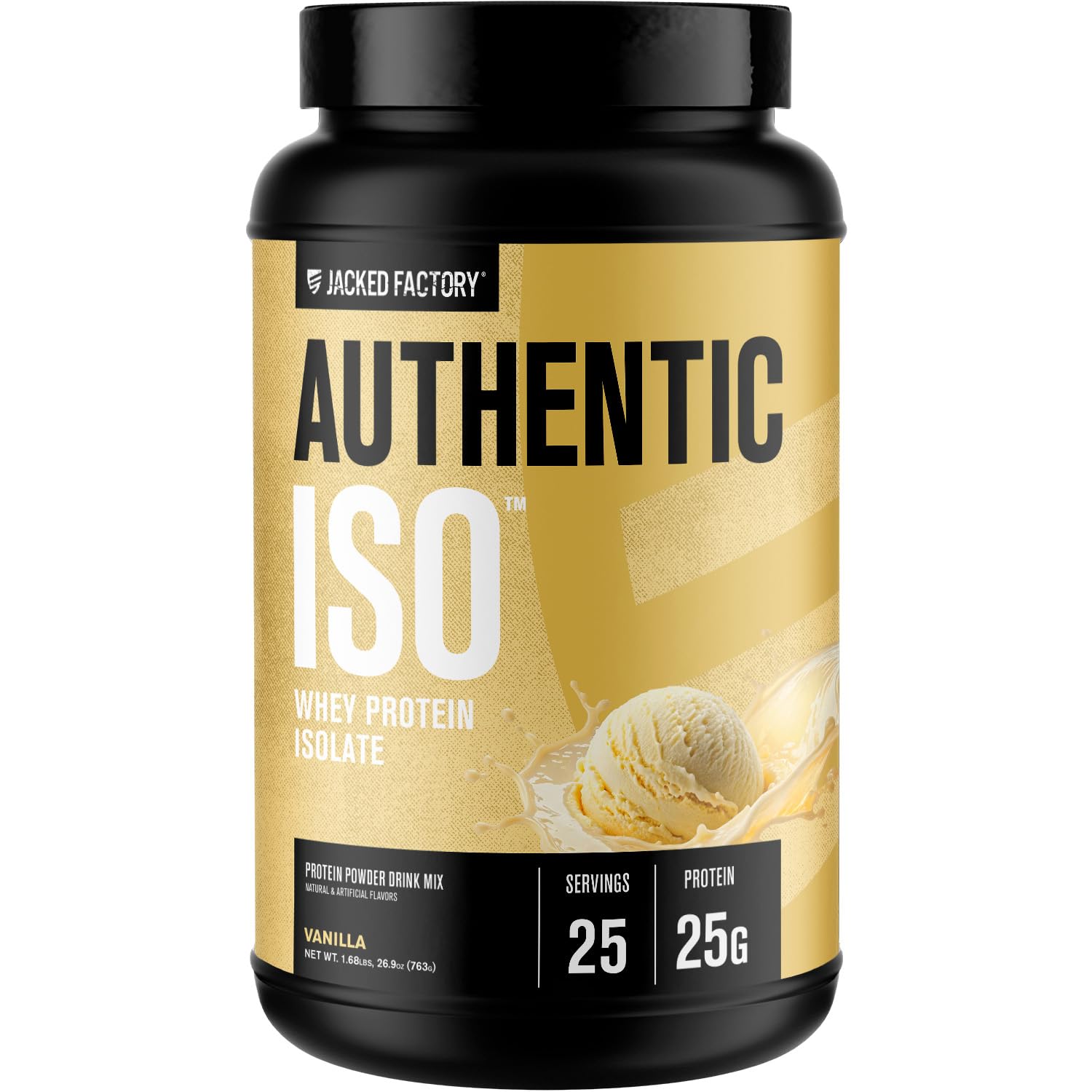 Jacked Factory Isolado de Proteína do Soro do Leite 25 g, 25 porções