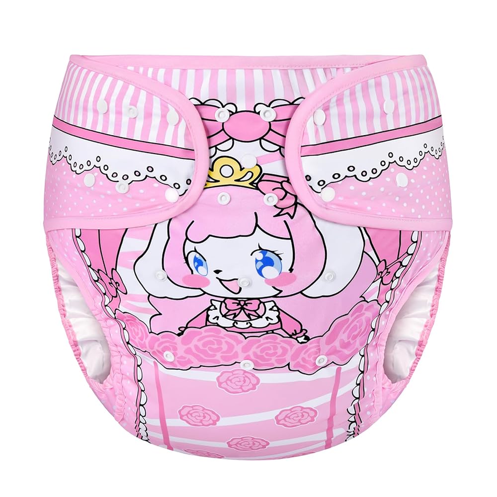 大人おむつカバー ラフィランベィビーズ　Lサイズ　ピンクに可愛い動物柄　Pホック 大人おむつカバー ラフィランベィビーズ Lサイズ ピンクに可愛い動物柄