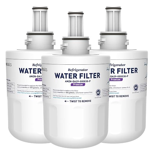 MockWares Basics Samsung Refrigerator Water Filter, Pack of 3
