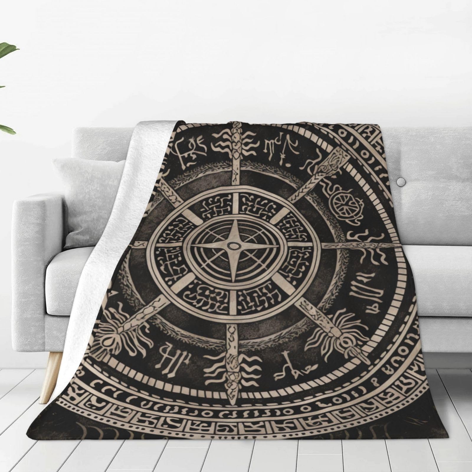 Couverture Helm of Awe en flanelle douce avec impression haute definition durable
