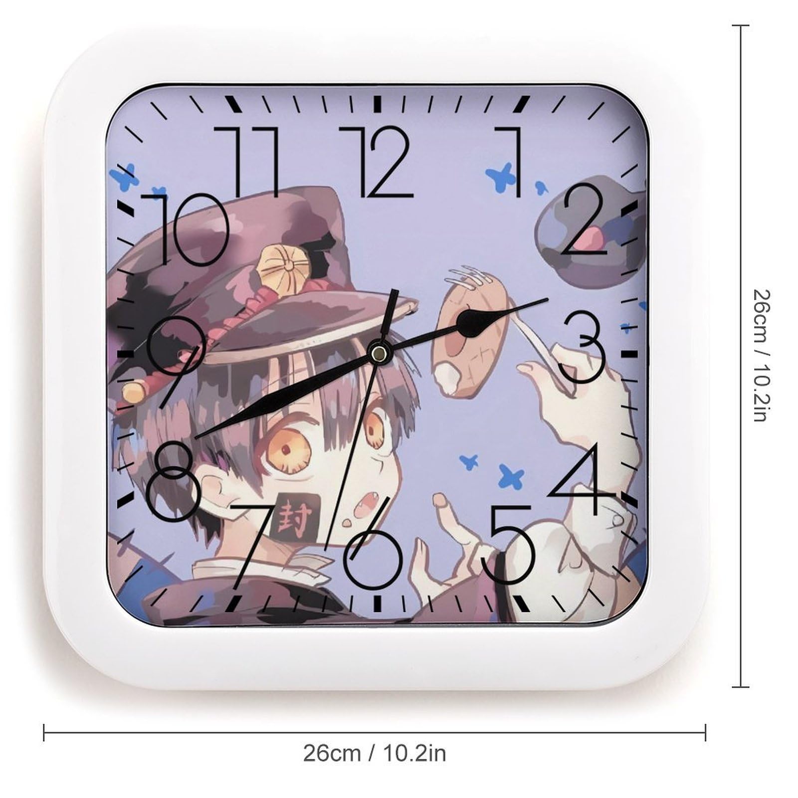 Amazon.co.jp: 地縛少年花子くん静音 時計 壁掛け時計 掛け時計 26cm
